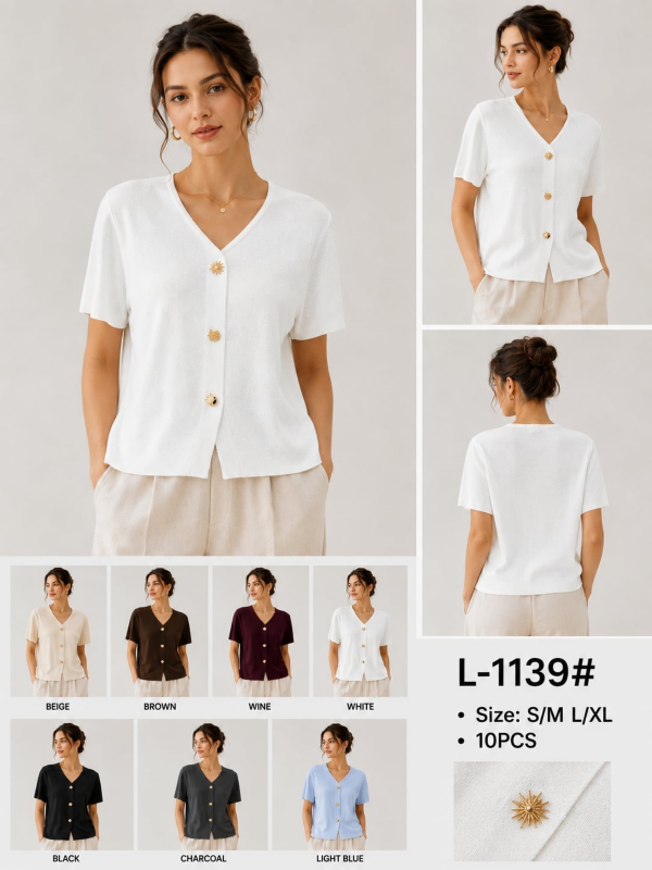 Bluzki damskie Roz S/M-L/XL , Mix Kolor Paczka 10 szt